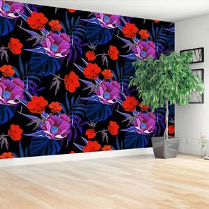 Fototapeta Vliesová Tropické kvety 152x104 cm