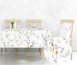 Ervi bavlnený obrus na stôl obdĺžnikový - romantický vzor
