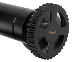 Rea Vertigo - vaňová batéria + ručný sprchový set, čierna, REA-B9669