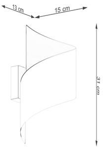 Sollux SL.1309 - Nástenné svietidlo TALASSA 1xG9/8W/230V čierna