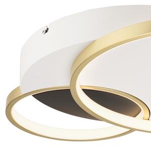 Stmievateľné stropné svietidlo BENITO LED/31W/230V 3000-6500K biela/zlatá