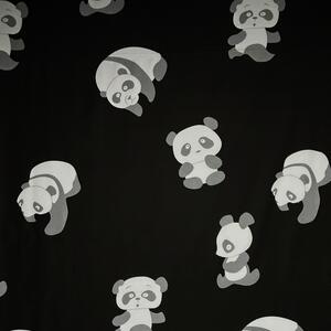 Ervi bavlna š.240 Pandy na čiernom metráž