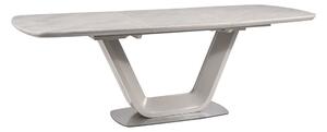Jedálenský stôl ORMONA sivý mramor