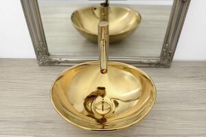 Rea Sofia umývadlo, 40,5 x 33,5 cm, zlatá, REA-U9015