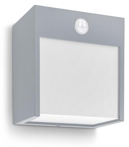 Brilagi -LED Vonkajšie nástenné svietidlo so senzorom TERNI LED/12W/230V šedá IP44