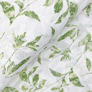 Ervi bavlna š.240 cm - Zelené listy - 27257-5, metráž