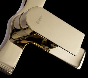 Rea Mayson, vaňová batéria s ručnou sprchovou sadou, zlatá lesklá, REA-B5662