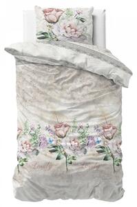 Sleeptime Obliečky Krásny kvet béžový 200x220, 60x70cm