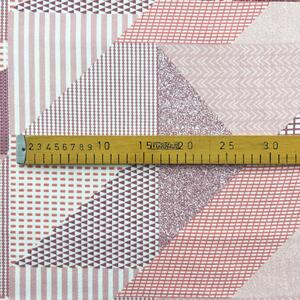 Ervi bavlna flanel š.240cm Abstrakcia Ružová 23348-8, metráž