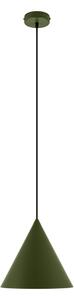 Závesné svietidlo na lanku ETNA II 1xE27/15W/230V pr. 25 cm zelené