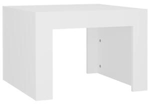 Konferenčný stolík biely 50x50x35 cm drevotrieska