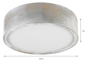Brilagi - Stropné svietidlo PINO 1xE27/15W/230V borovica/strieborná pr. 27,5 cm