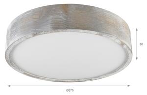 Brilagi - Stropné svietidlo PINO 2xE27/15W/230V borovicové/strieborné priemer 37,5 cm