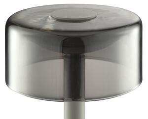 Brilliant - LED stmievateľná nabíjateľná dotyková stolová lampa RAZOR LED/2,5W/5V 2700K IP44 šedá