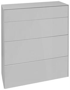 KOMODA, svetlosivá, 82/89/42 cm Novel - Komody, Online Only