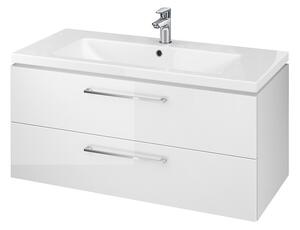 Cersanit Lara Como, závesná skrinka Lara a keramické umývadlo Como 100cm, biela, S801-191-DSM