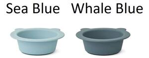 Miska s prísavkou Peony Sea Blue/Whale Blue Whale Blue