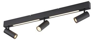 Schöner Wohnen 11794-18 - LED bodové svietidlo DANTE 3xGU10/10W+LED/14,4W čierne