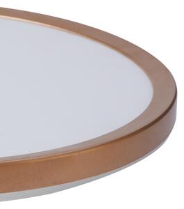 Brilagi - LED kúpeľňové stropné svietidlo ULTRA SLIM LED/18W/230V pr. 30 cm ružové zlato IP54