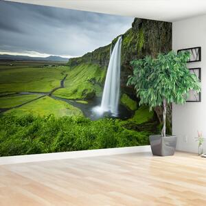 Fototapeta Vliesová Vodopád údolie 104x70 cm