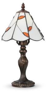 Brilagi - Tiffany vitrážová stolová lampa FOLIA 1xE27/60W/230V