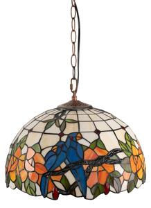 Brilagi - Tiffany vitrážový luster na reťazi JUNGLE 1xE27/60W/230V priemer 40 cm