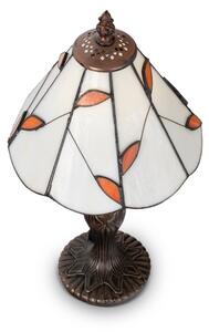 Brilagi - Tiffany vitrážová stolová lampa FOLIA 1xE27/60W/230V