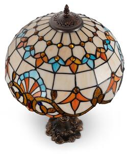Brilagi - Tiffany vitrážová stolná lampa MIRABELLA 1xE27/60W/230V