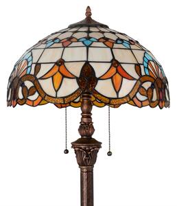 Brilagi - Tiffany vitrážová stojacia lampa MIRABELLA 2xE27/60W/230V