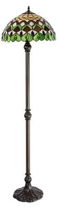Brilagi - Tiffany vitrážová stojacia lampa MARGARET 2xE27/60W/230V