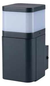 Brilagi - Vonkajšie nástenné svietidlo so zásuvkou SCHUKO PILLAR 1xG9/11W/230V IP44 antracit