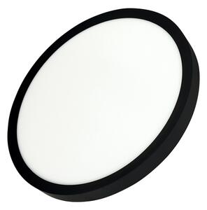 LED stropné svietidlo LED/24W/230V 3000/4000/6500K pr. 30 cm čierna