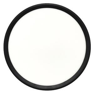 LED stropné svietidlo LED/24W/230V 3000/4000/6500K pr. 30 cm čierna
