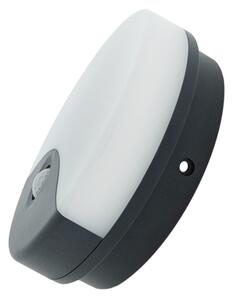 LED vonkajšie nástenné svietidlo s pohybovým senzorom LED/18W/230V IP44 antracit