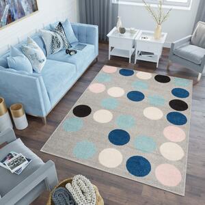 Modro-sivý bodkovaný koberec Royal Rozmer: 120x170 cm