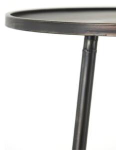 Kovový stolík ENVIRA zinc S Ø51x60 cm