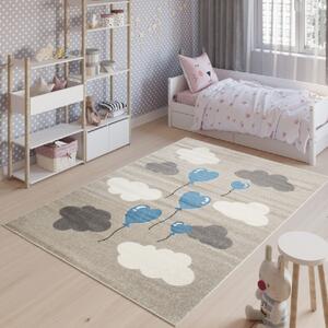 Béžový detský koberec Balone Rozmer: 160x230 cm