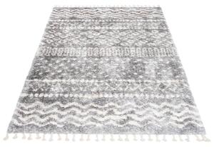 Sivý škandinávsky shaggy koberec Ontary Rozmer: 120x170 cm