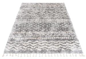 Tmavosivý škandinávsky shaggy koberec Ontary Rozmer: 120x170 cm