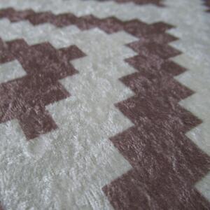 Béžový moderný protišmykový koberec Fay 02 Rozmer: 160x220 cm