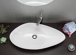 Sapho, OVALI keramické umývadlo 74x38,5 cm, biela, TU0713