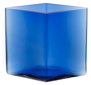 Iittala Váza Ruutu 20,5x18, ultramarínová modrá