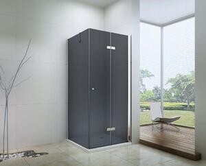 Mexen Lima sprchovací kút 80x50cm, 6mm sklo, chrómový profil-šedé sklo, 856-080-050-01-40