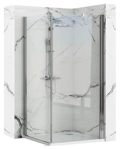 Rea - MAXIM rohový štvorcový sprchový kút 80 x 80 cm, pravý, sklo číre, REA-K0268