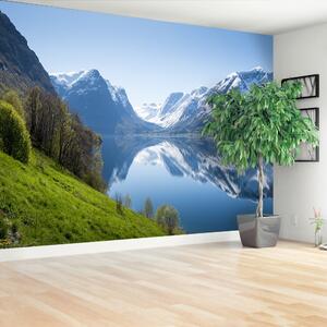 Fototapeta Vliesová Fjord v nórsku 152x104 cm