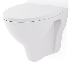 Cersanit MITO RED WC misa závesná 35,5x52cm+WC sedátko duroplast, Biela, TS501-009