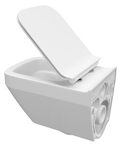 Cersanit Crea WC misa závesná hranatá so sedátkom CleanOn, biela, S701-213