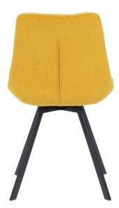Jedálenská stolička Valente - žltá