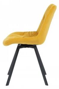 Jedálenská stolička Valente - žltá
