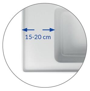 Cersanit Crea BOX skrinkové umývadlo 100cm, biela, K114-018